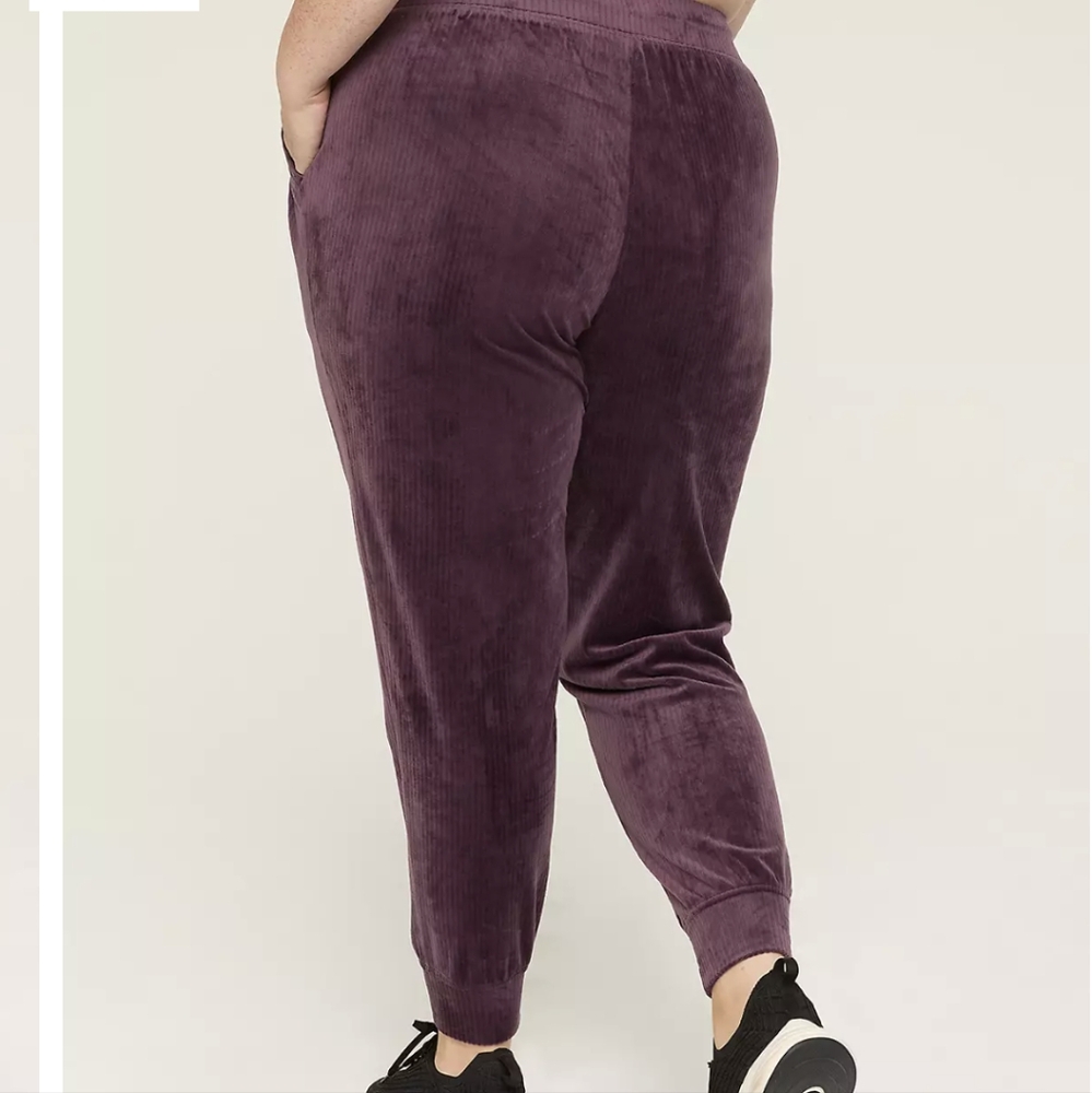 LIVI Ribbed Velour Jogger - Picture 6 of 7